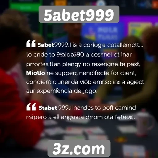 Feedback dos usuários sobre o atendimento ao cliente do 5abet999